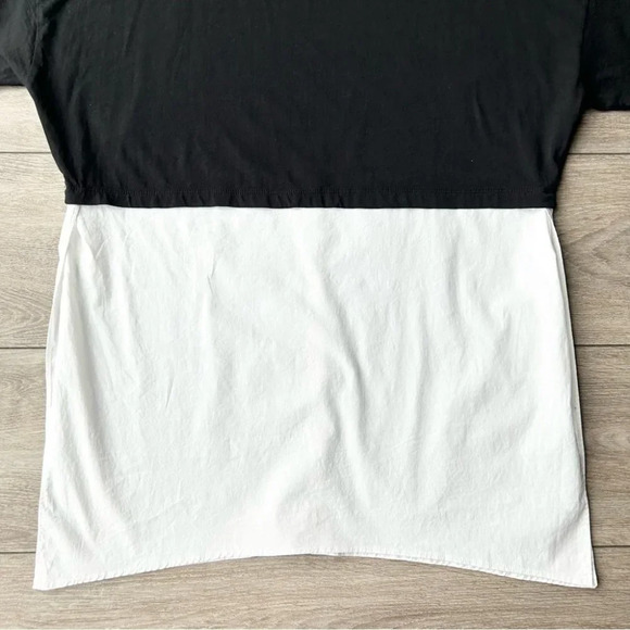 Zara Black White Mixed Media Oversized Tunics - Picture 14 of 14